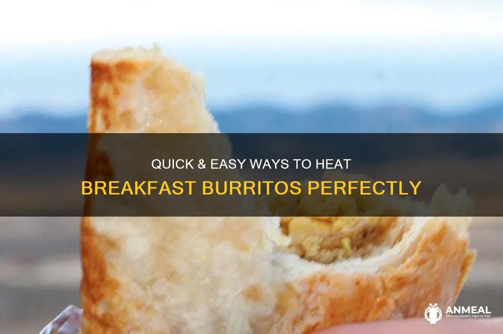 how to heat breakfast burritos