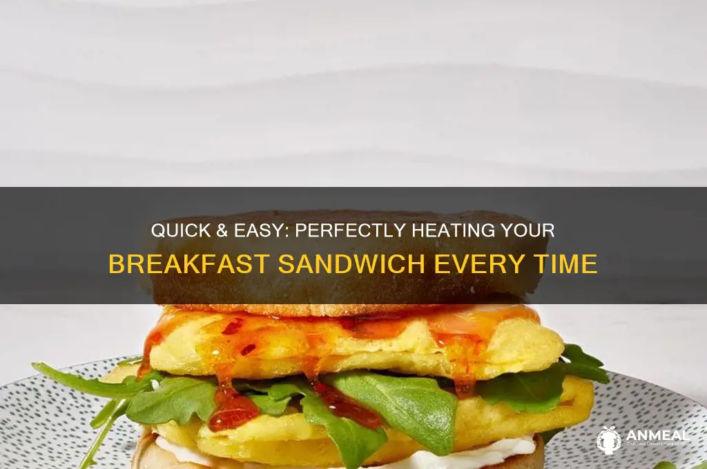 how to heat breakfast sandwich