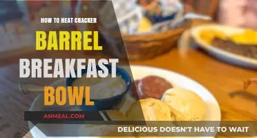 Quick Tips to Perfectly Heat Your Cracker Barrel Breakfast Bowl