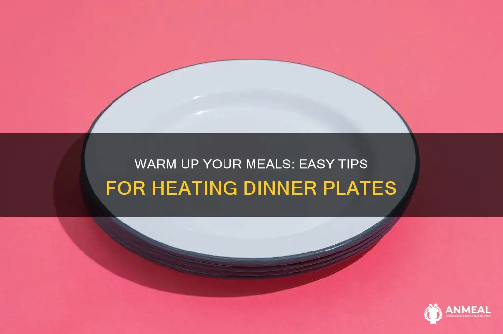 how to heat dinner plates
