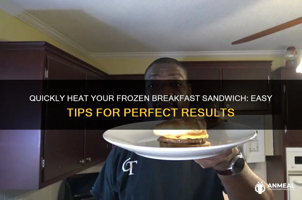 how to heat frozen breakfast sandwich