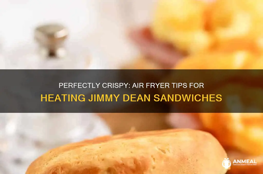 how to heat jimmy dean breakfast sandwich in air fryer