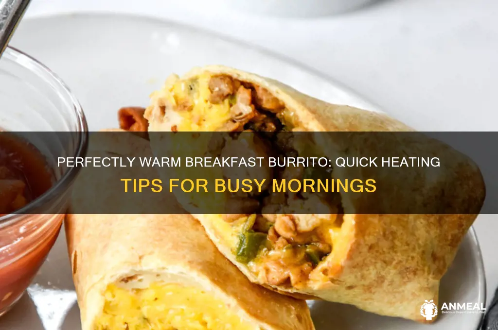 how to heat up a breakfast burrito