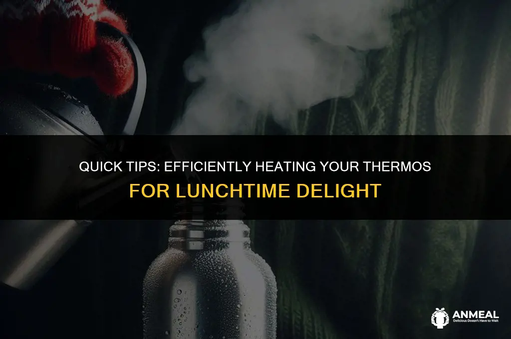 how to heat up a thermos for lunch