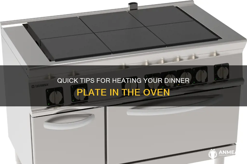how to heat up dinner plate in oven
