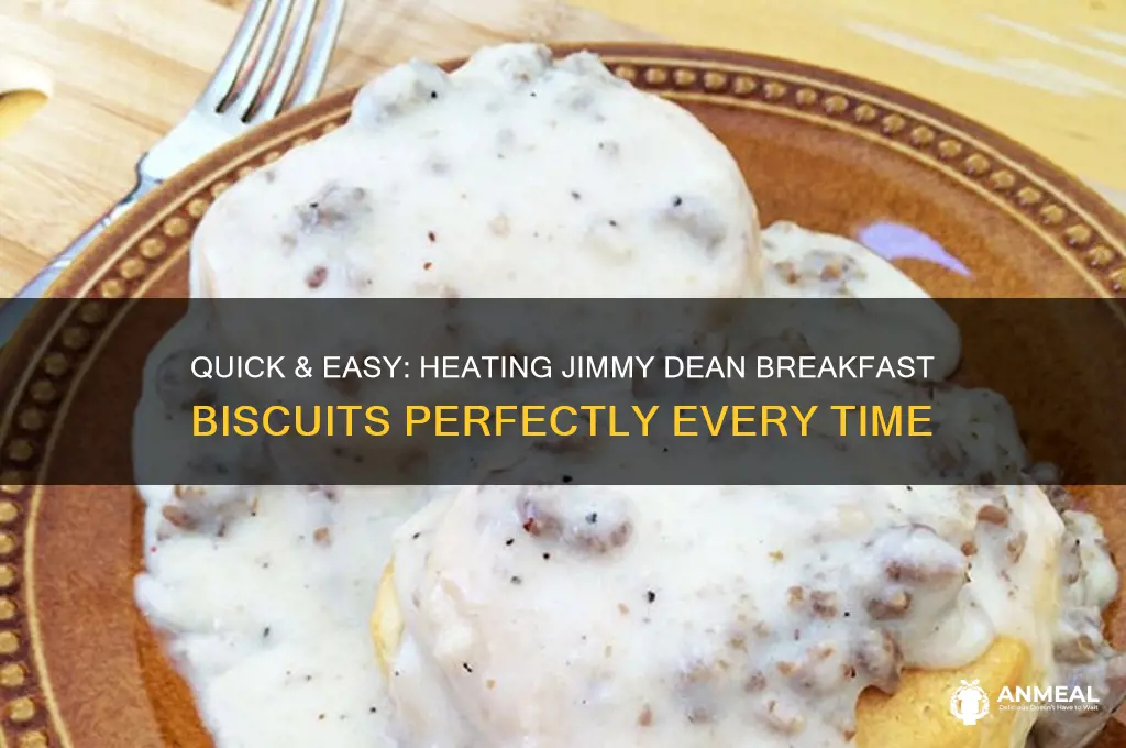 how to heat up jimmy dean breakfast biscuits