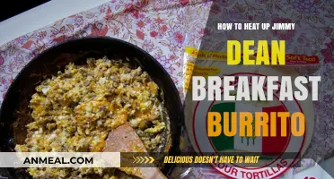 Quick & Easy: Perfectly Heating Jimmy Dean Breakfast Burritos