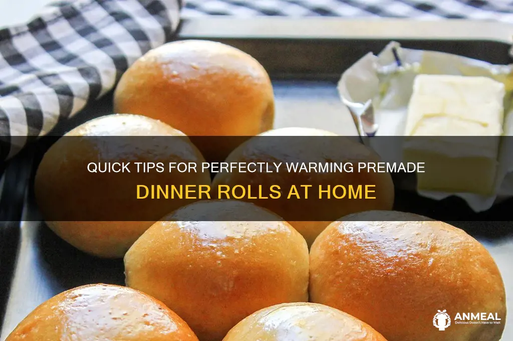 how to heat up premade dinner rolls
