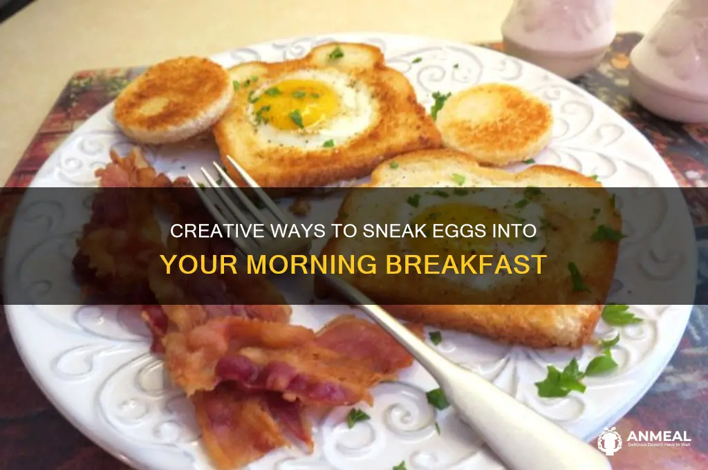 how to hide eggs in breakfast