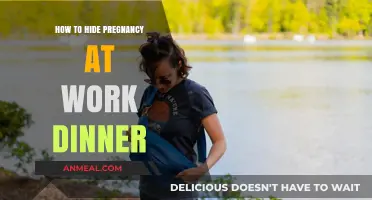 Discreetly Concealing Your Pregnancy at Office Dinner Gatherings