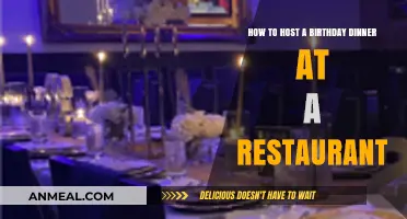 Effortless Restaurant Birthday Dinner Hosting: Tips for a Memorable Celebration