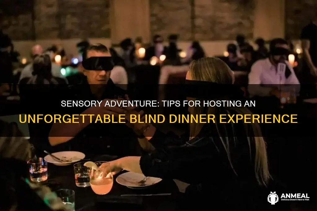 how to host a blind dinner