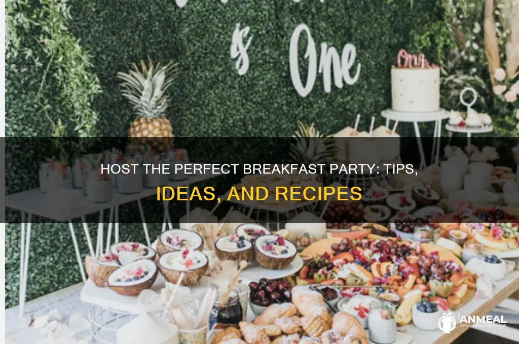 how to host a breakfast party