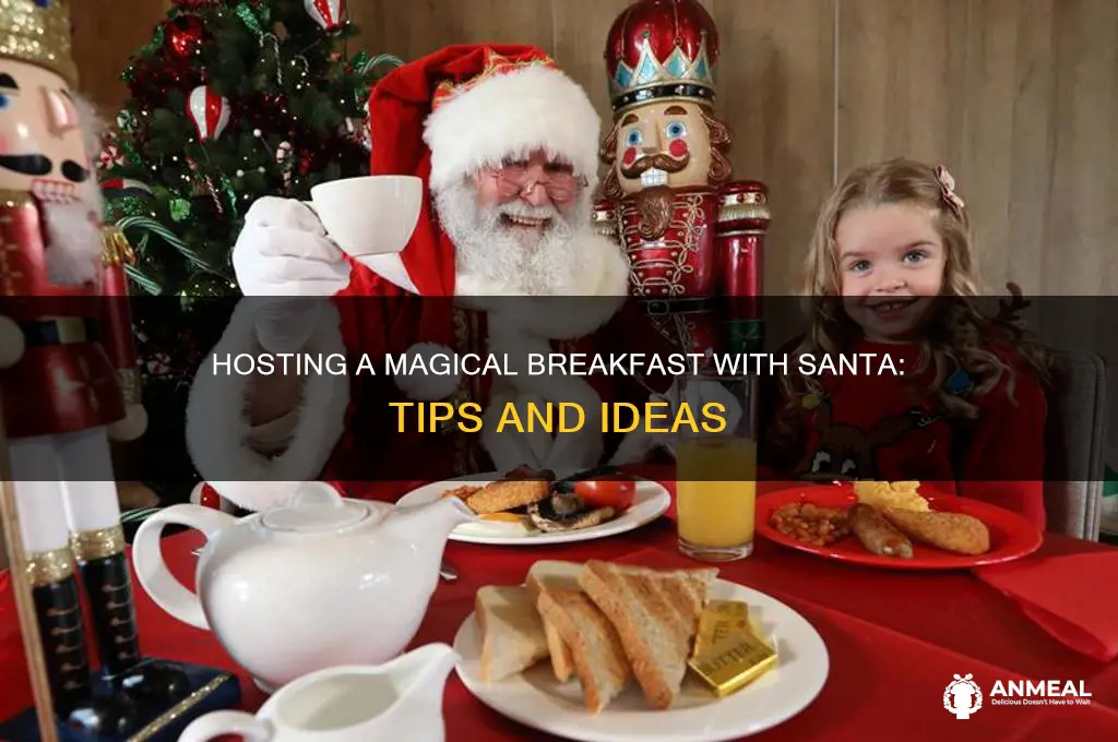 how to host a breakfast with santa