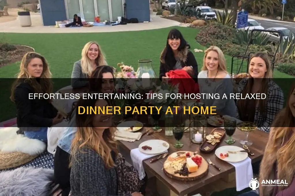 how to host a casual dinner party at home