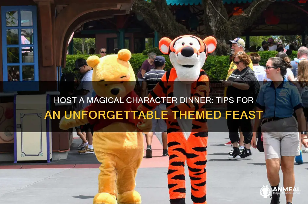 how to host a character dinner
