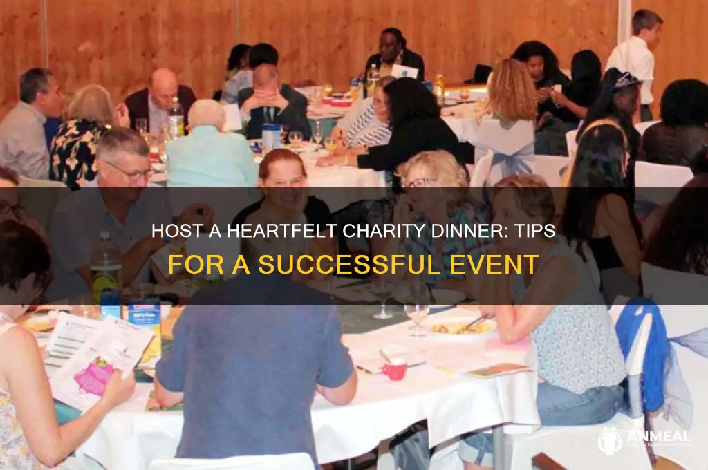 how to host a charity dinner party