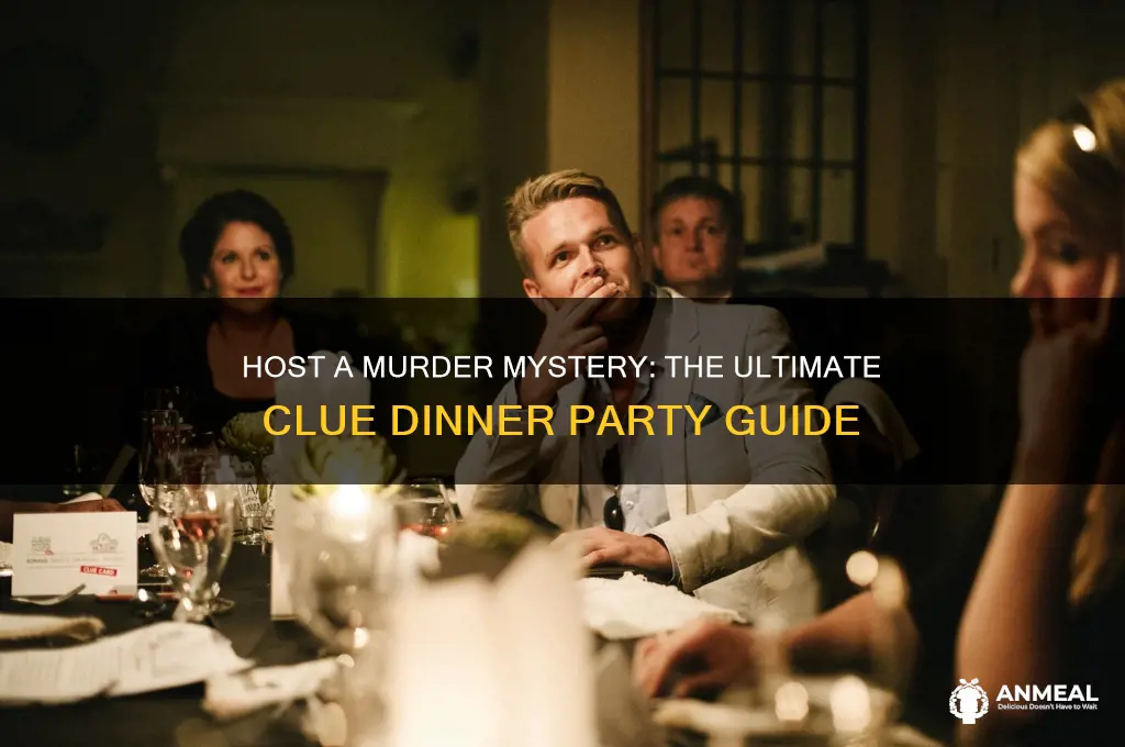how to host a clue dinner party