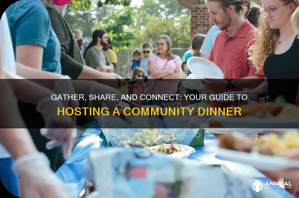 how to host a community dinner