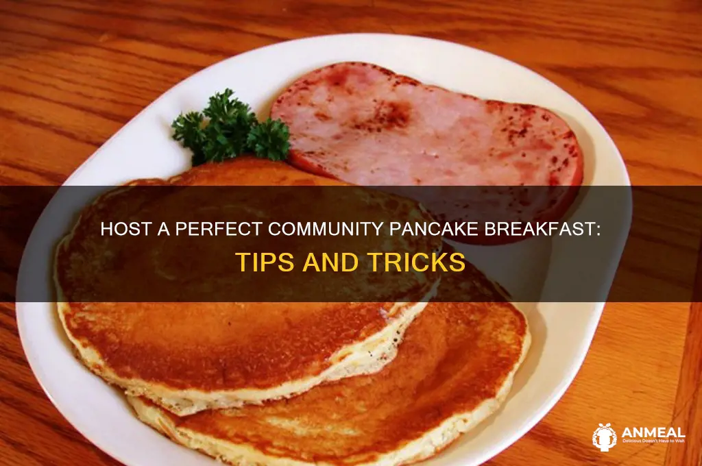 how to host a community pancake breakfast