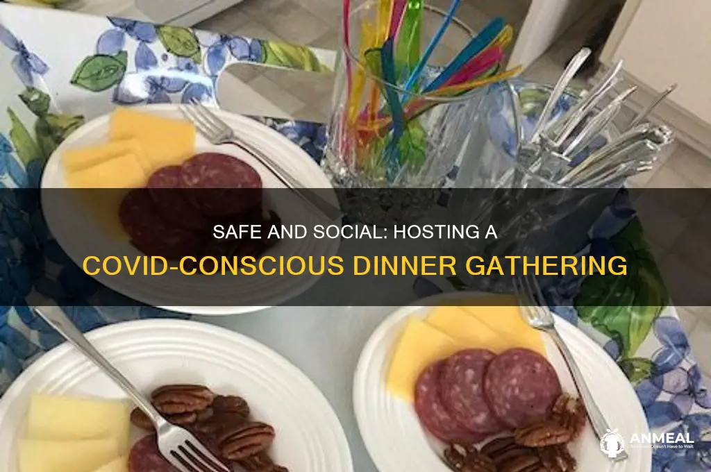 how to host a dinner during covid