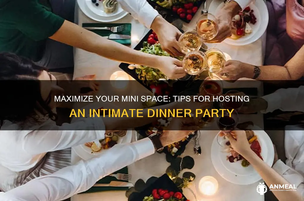 how to host a dinner in a small space