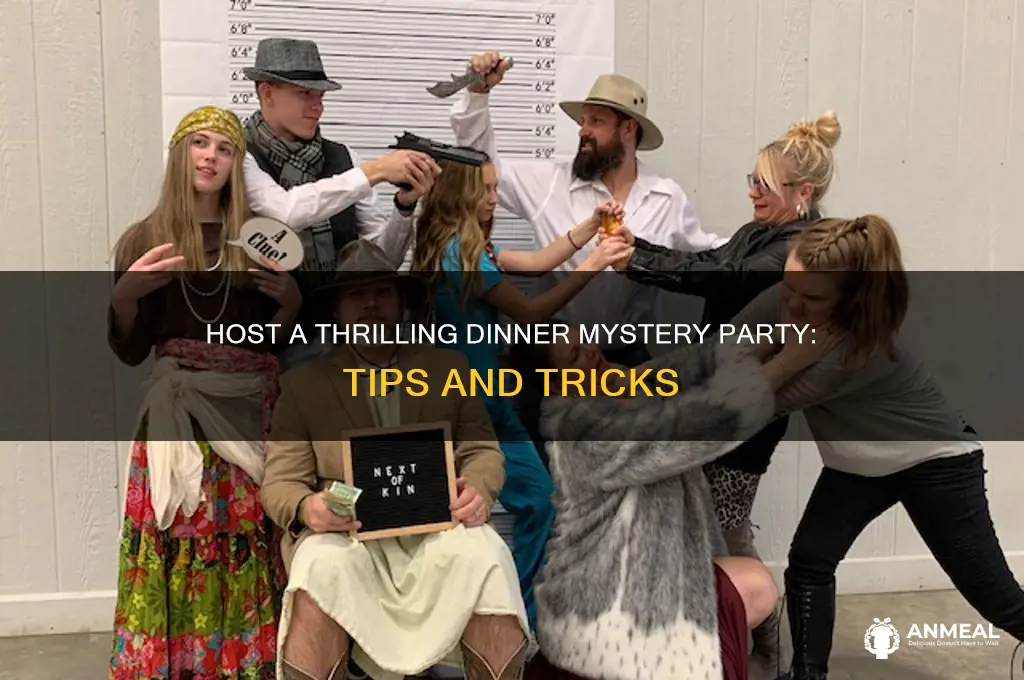 how to host a dinner mystery party