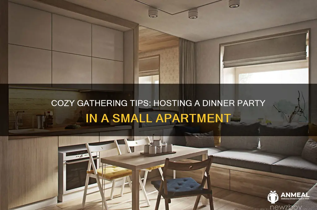 how to host a dinner party in a small apartment