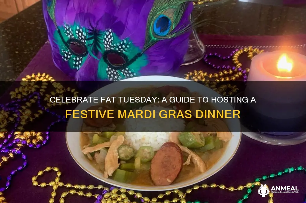 how to host a fat tuesday dinner