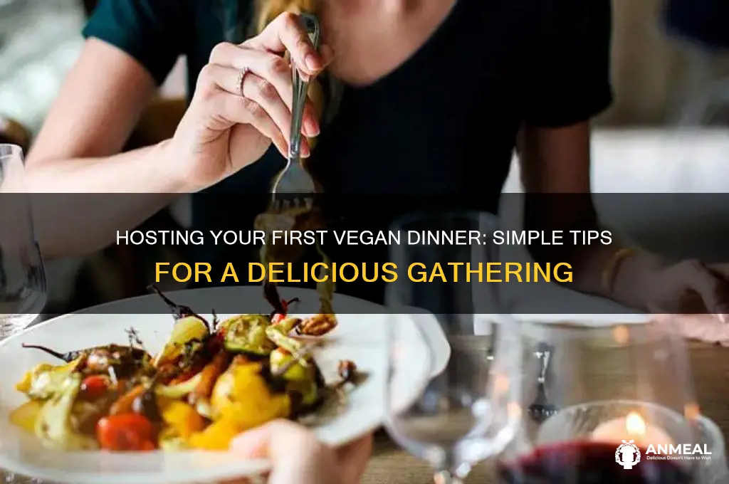 how to host a first time vegan dinner