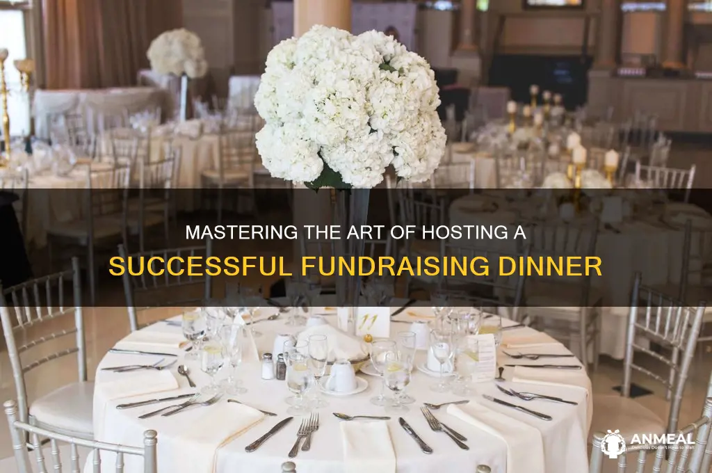 how to host a fundraising dinner