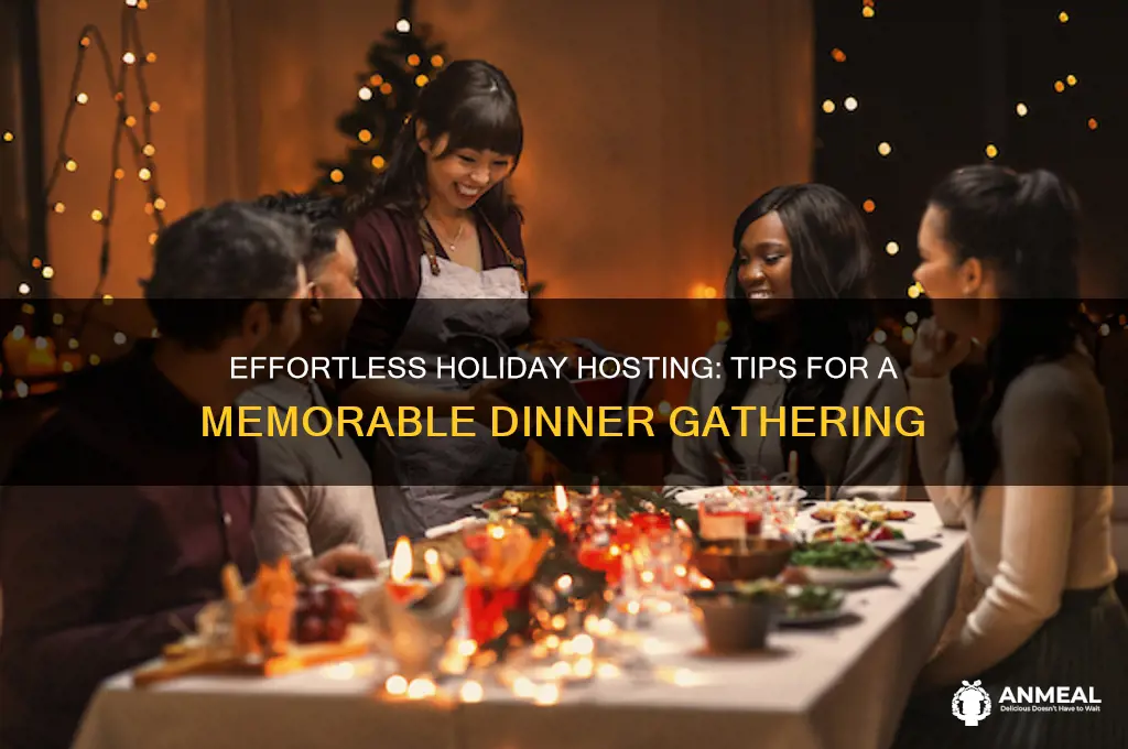 how to host a goliday dinner