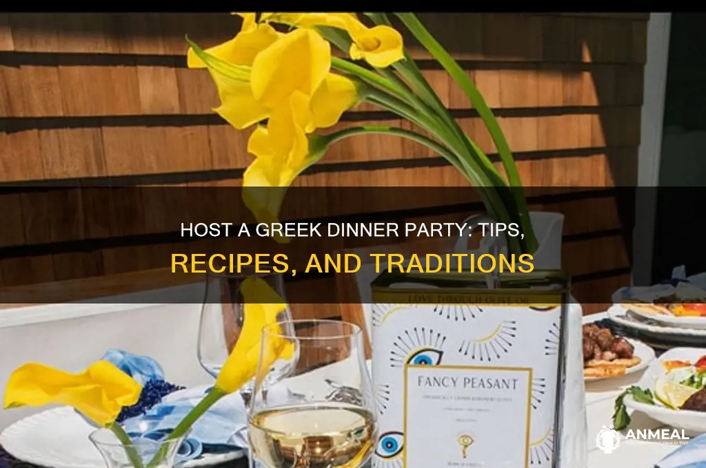 how to host a greek dinner party