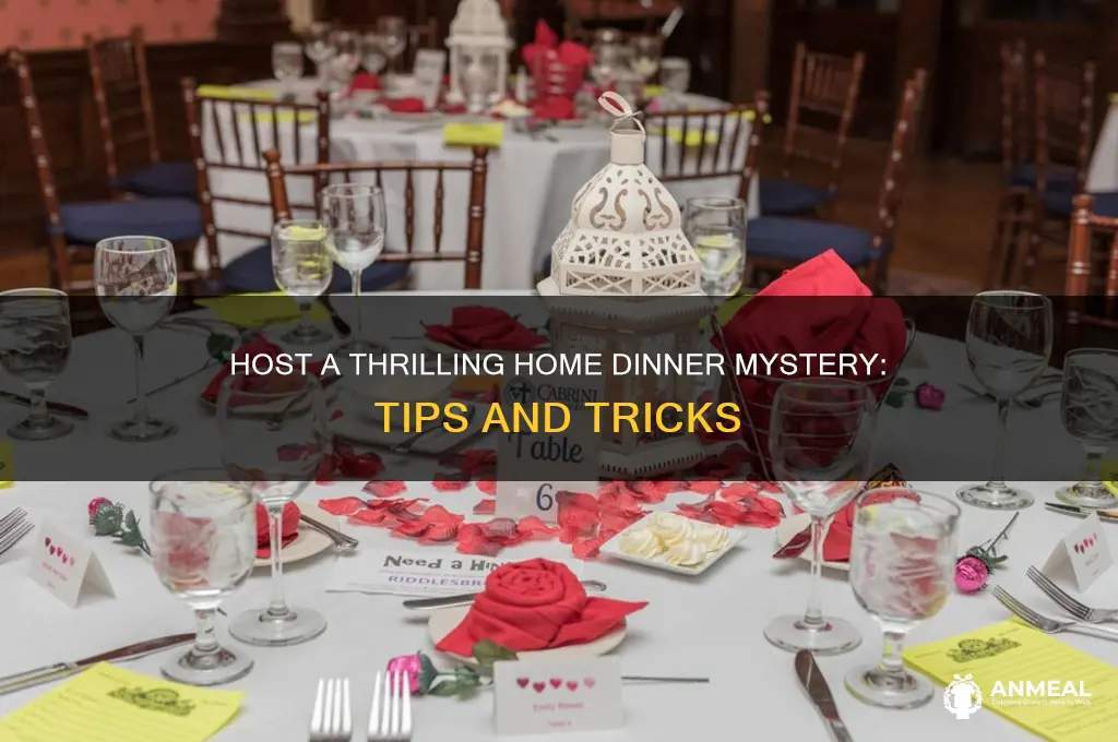 how to host a home dinner mystery