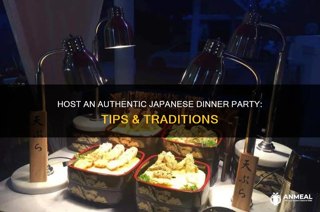 how to host a japanese dinner party