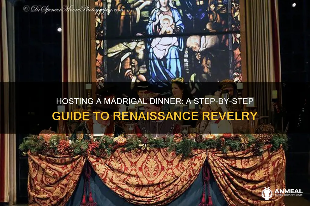 how to host a madrigal dinner book