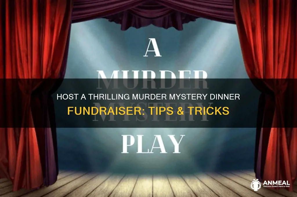 how to host a murder mystery dinner fundraiser
