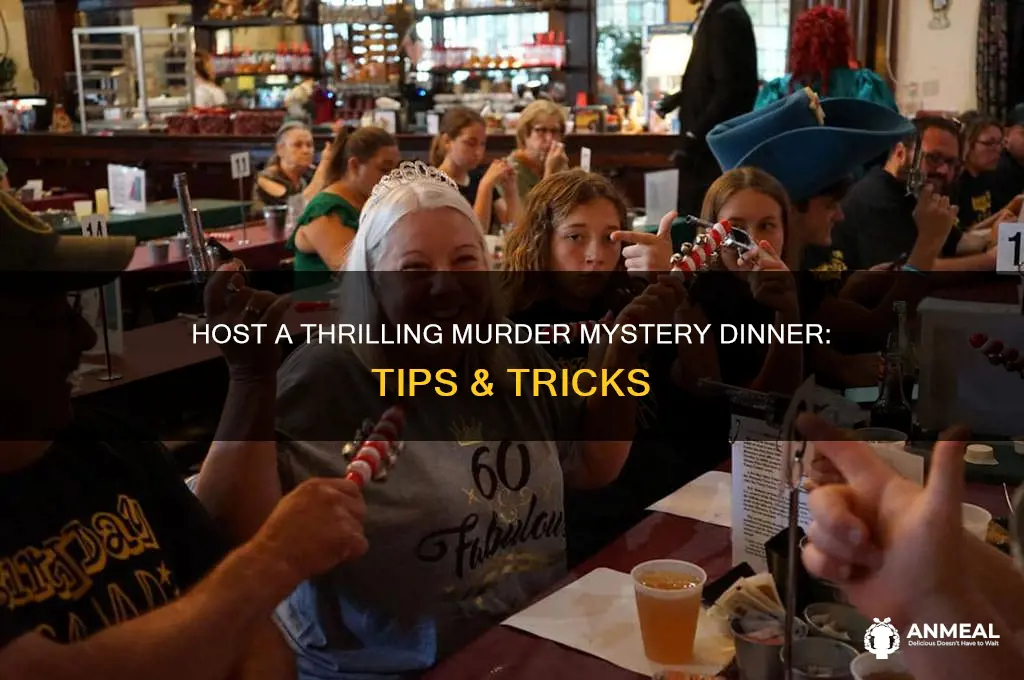 how to host a murder mystery dinner kit