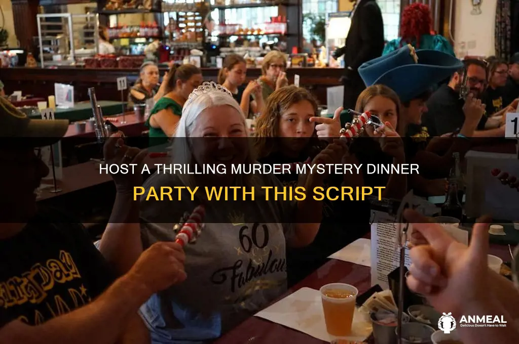 how to host a murder mystery dinner party script
