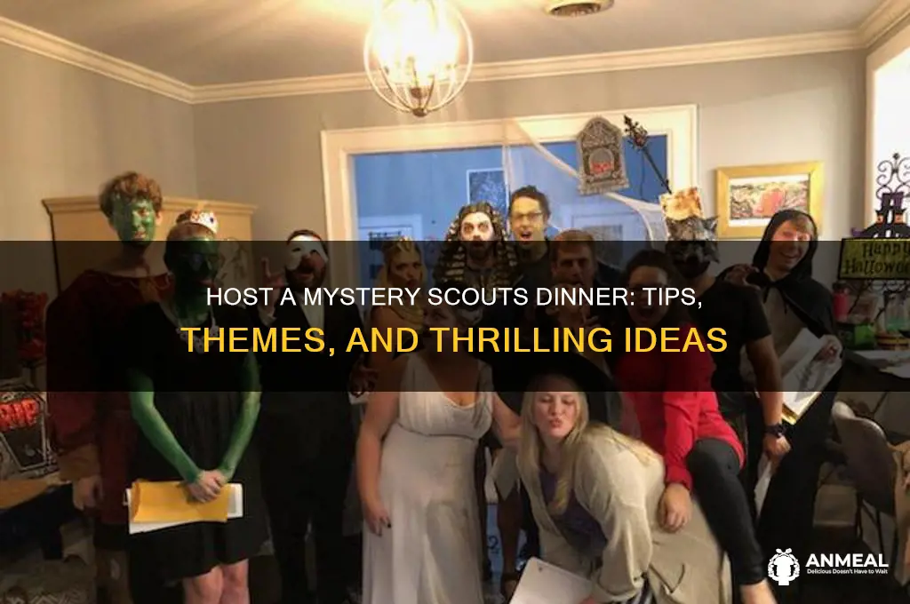 how to host a mystery scouts dinner