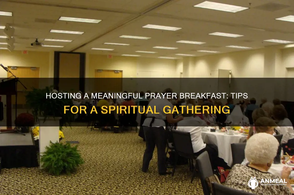 how to host a prayer breakfast