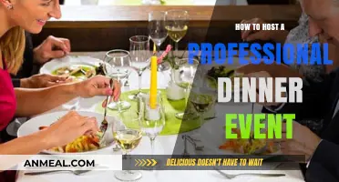 Mastering the Art of Hosting a Professional Dinner Event