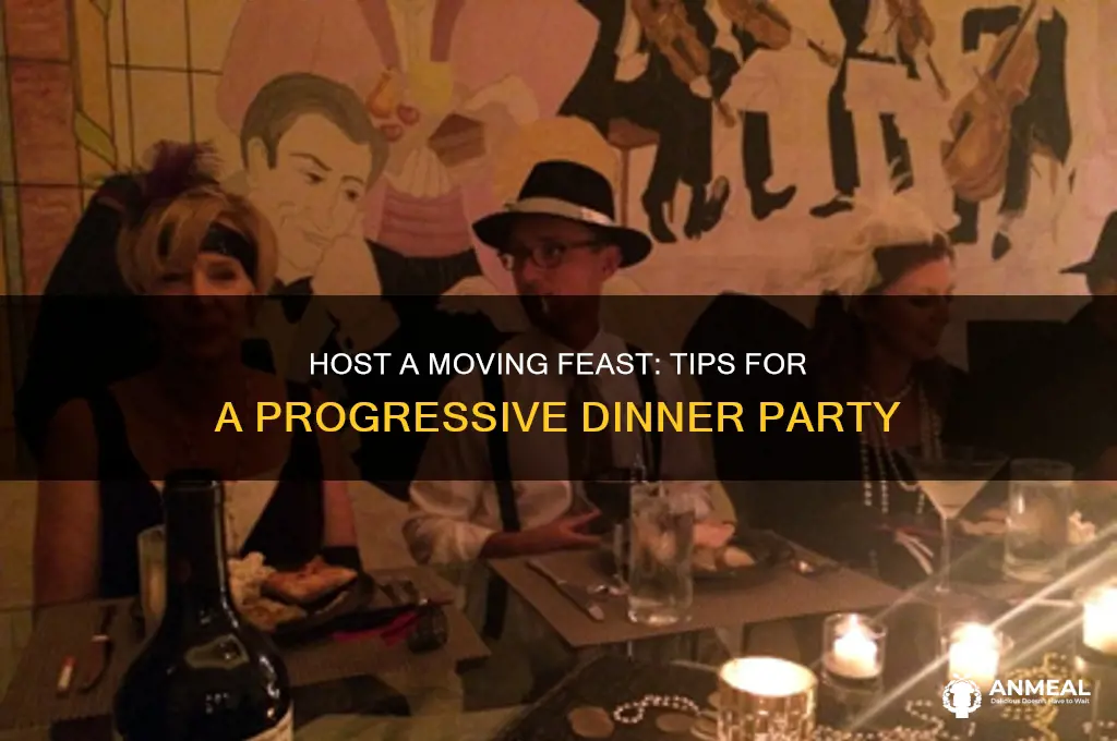 how to host a progressive dinner party