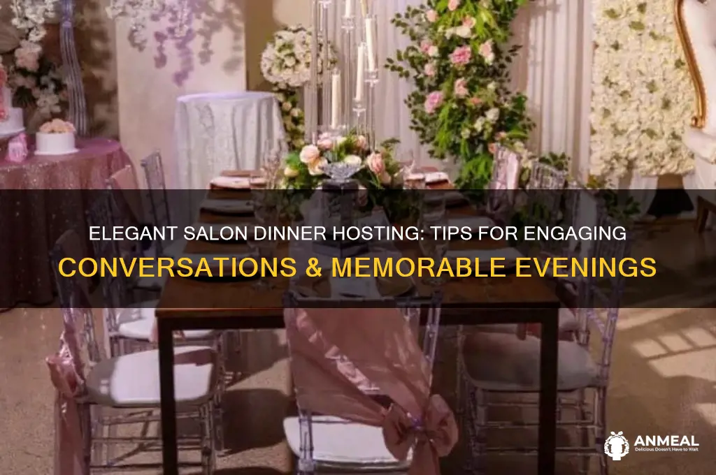 how to host a salon dinner