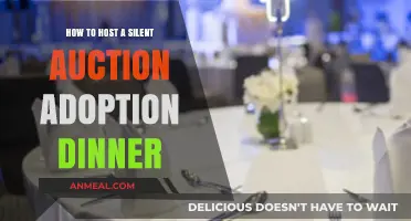 Host a Silent Auction Adoption Dinner: Tips for Success