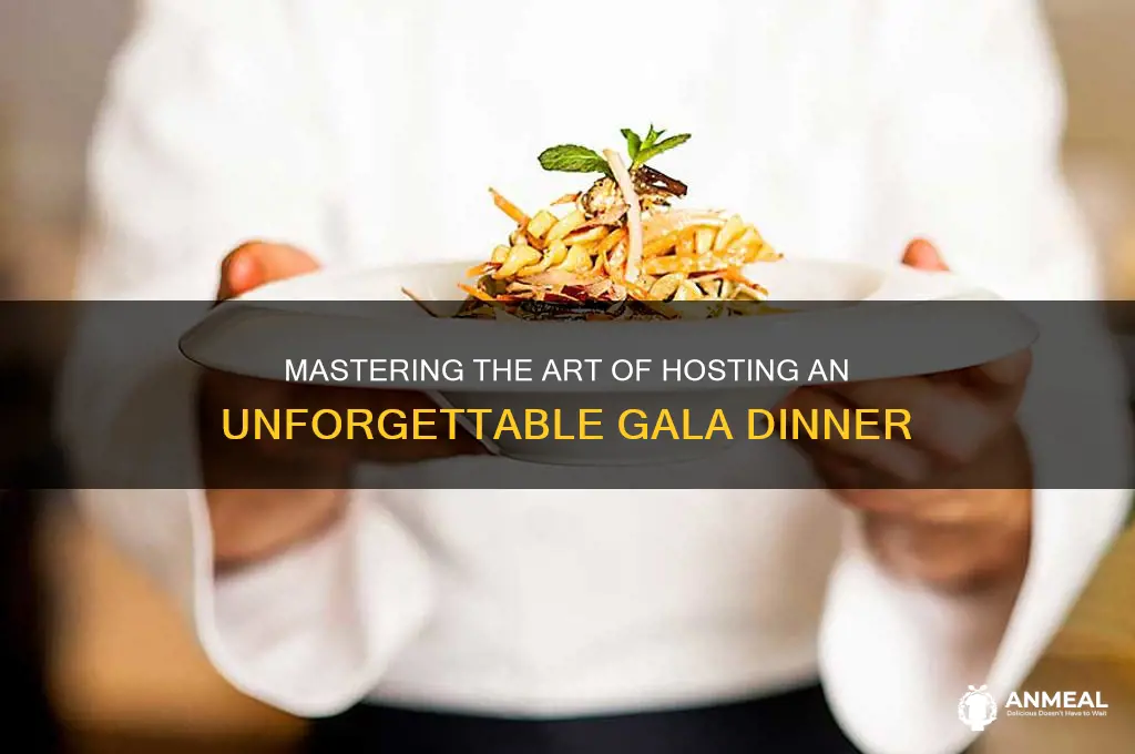how to host a successful gala dinner