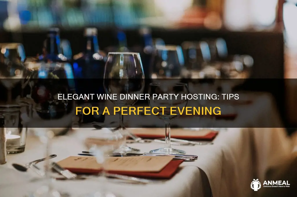 how to host a wine dinner party