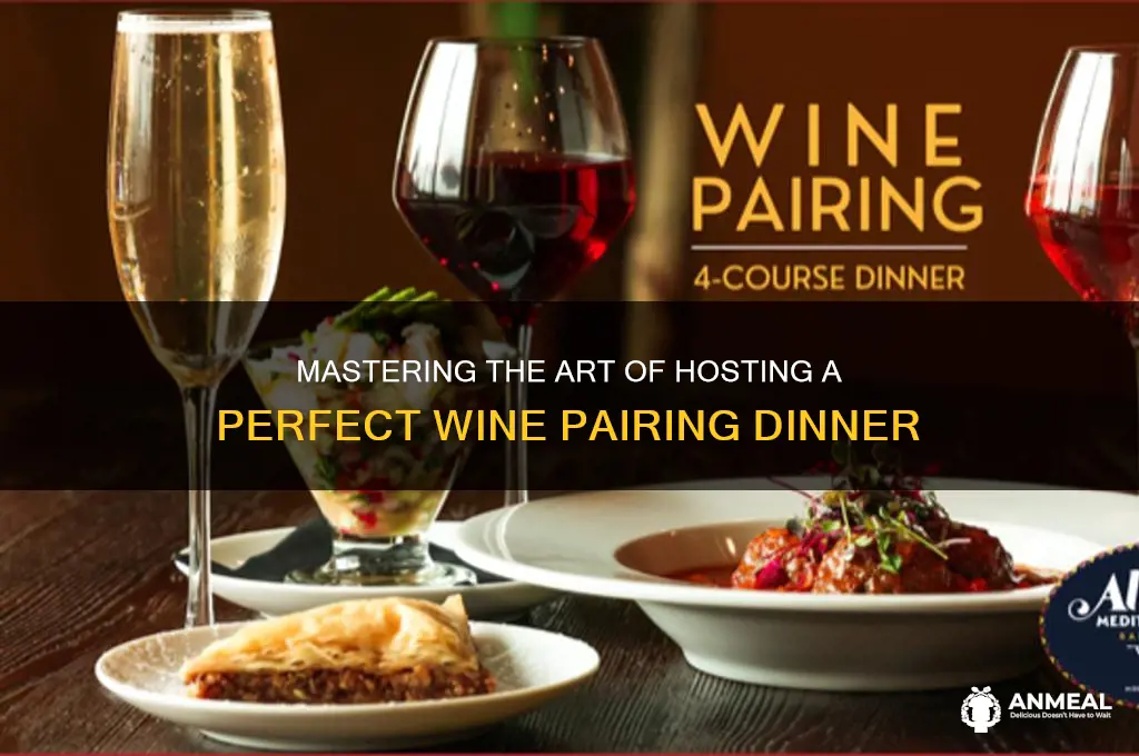 how to host a wine pairing dinner