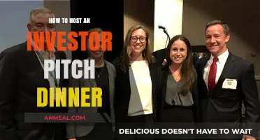 Mastering the Art of Hosting an Investor Pitch Dinner