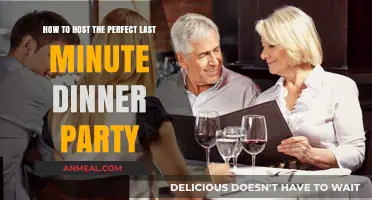 Quick Tips for Hosting a Flawless Last-Minute Dinner Party